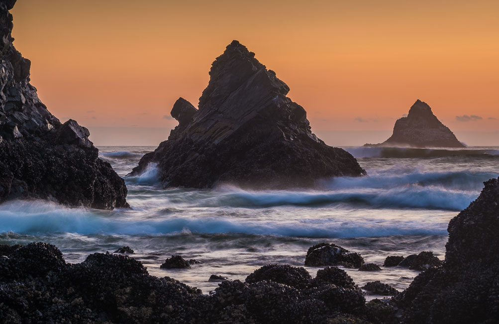 Approaching Tide, Arch Cape, Oregon