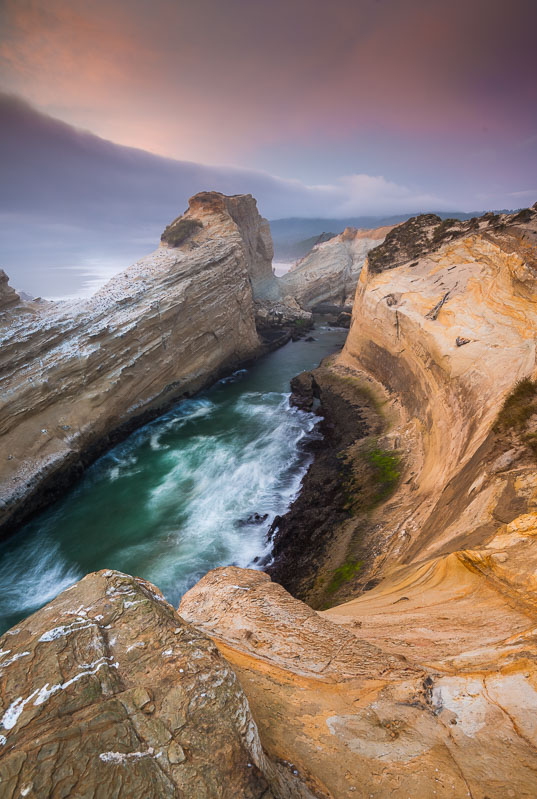 Green Channel, Cape Kiwanda, Oregon