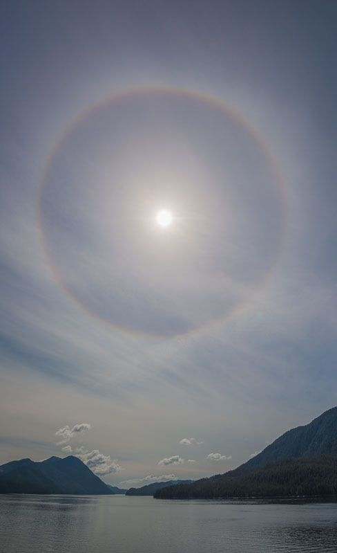 Sun Halo, Laredo Channel, British Columbia