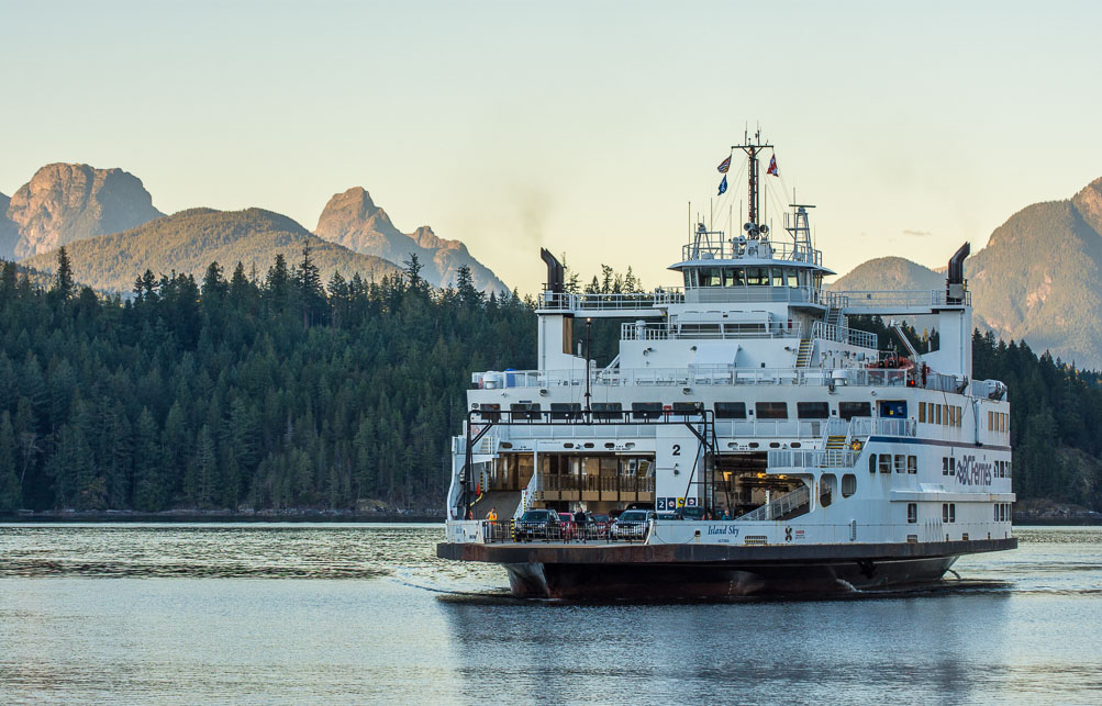 Island Sky Ferry, Jervis Inlet, BC