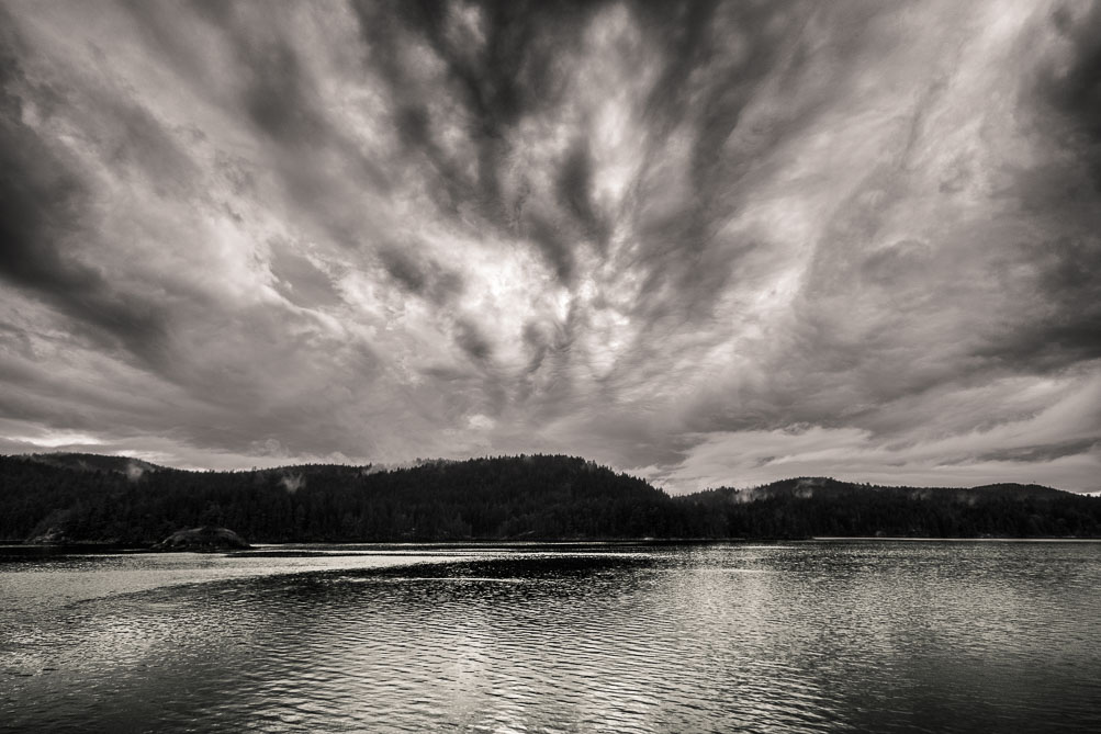 Approaching storm from the west