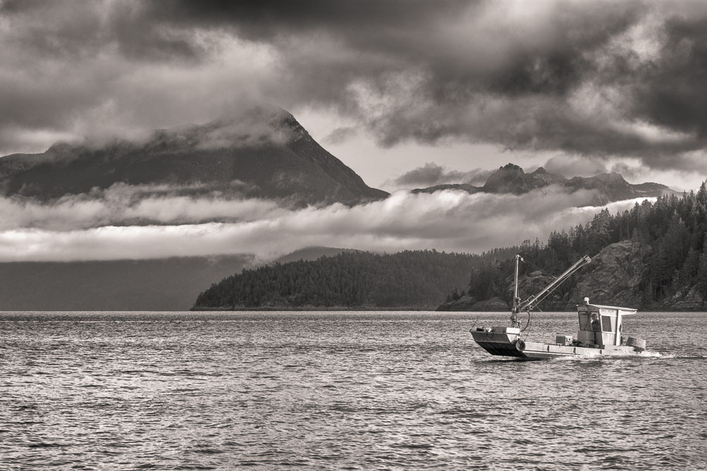 Morning Run, Oyster Boat, Desolation Sound