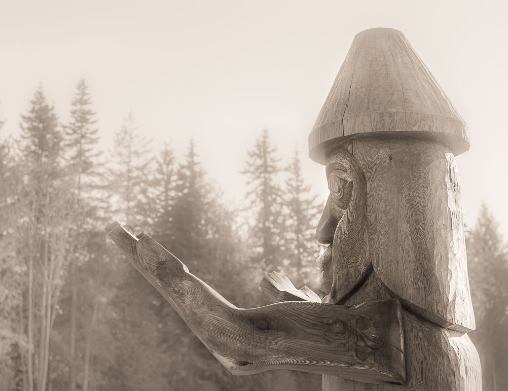 Tla’amin Nation Totem, BC