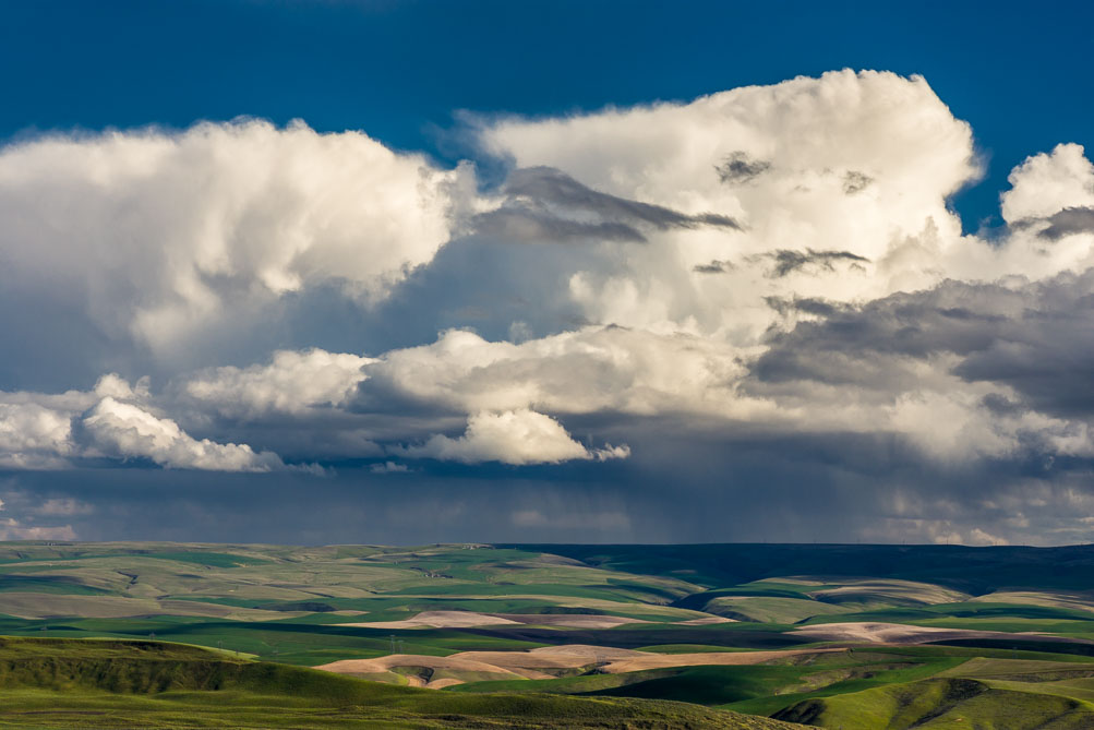 Spring Rain and Storm Clouds, Columbia Gorge, Central Oregon