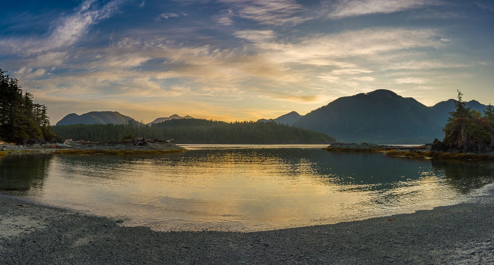 First Morning Light at Barney Island
